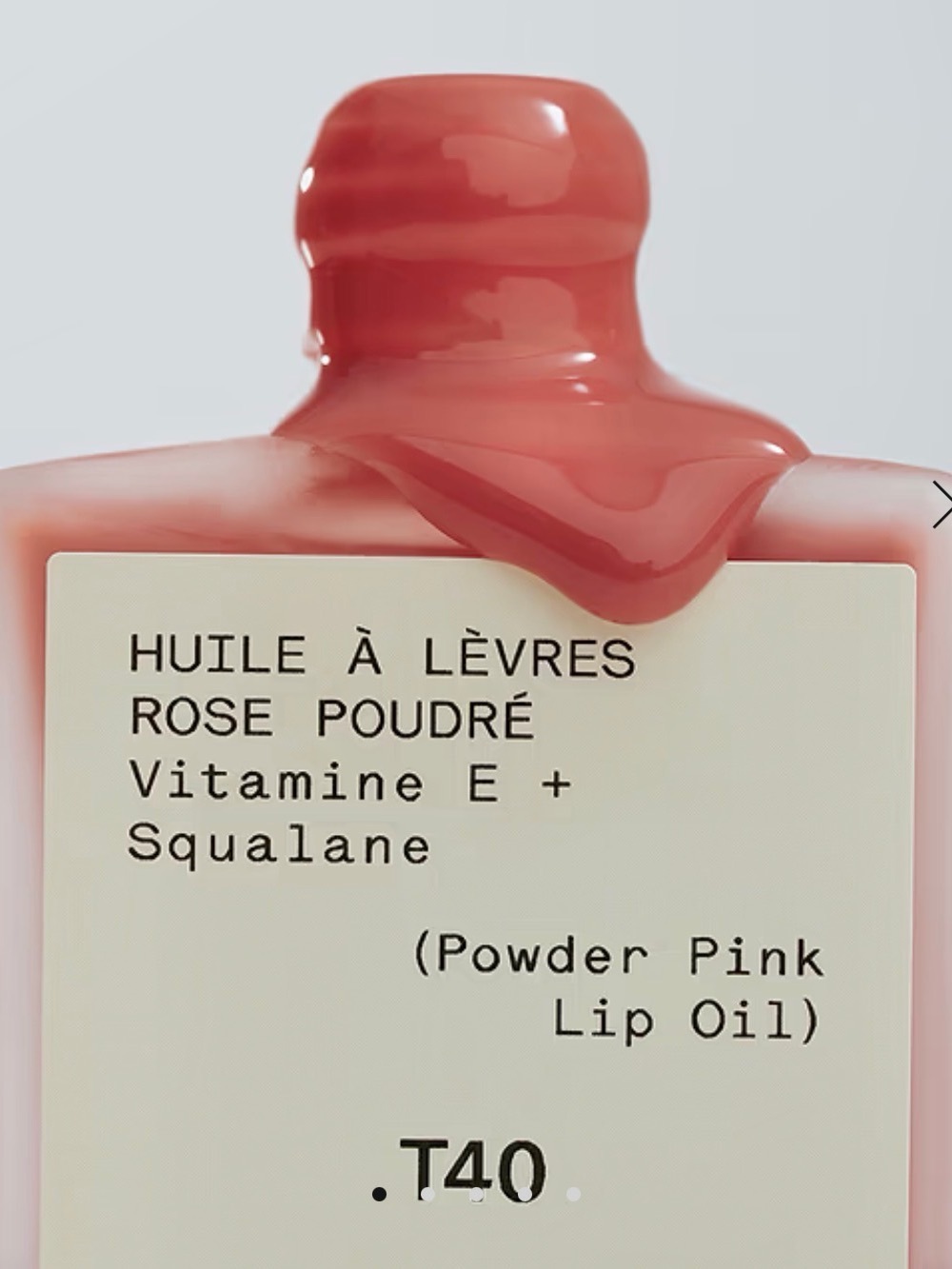 Typology T40 Powder Pink Lip Oil — NEW, without Box
